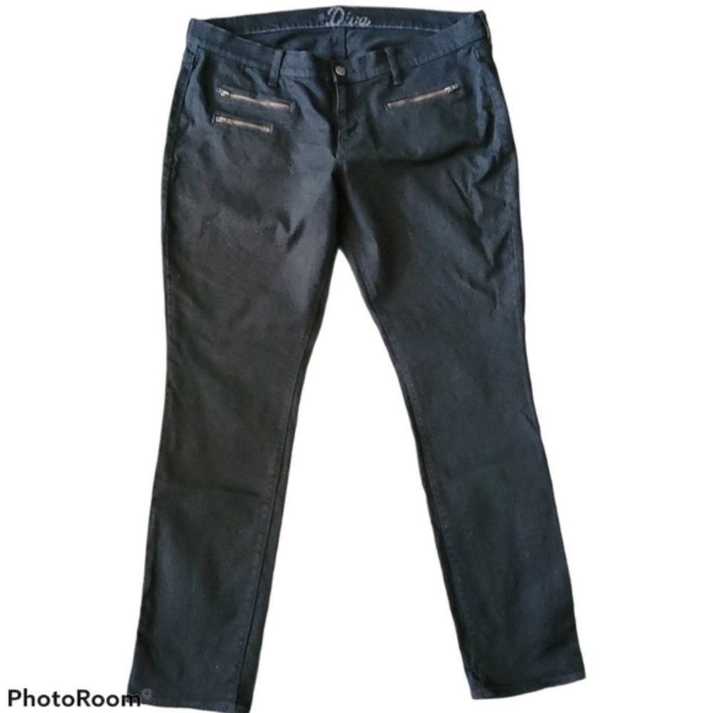 Old Navy La Diva Black Jeans Size 16 Regular